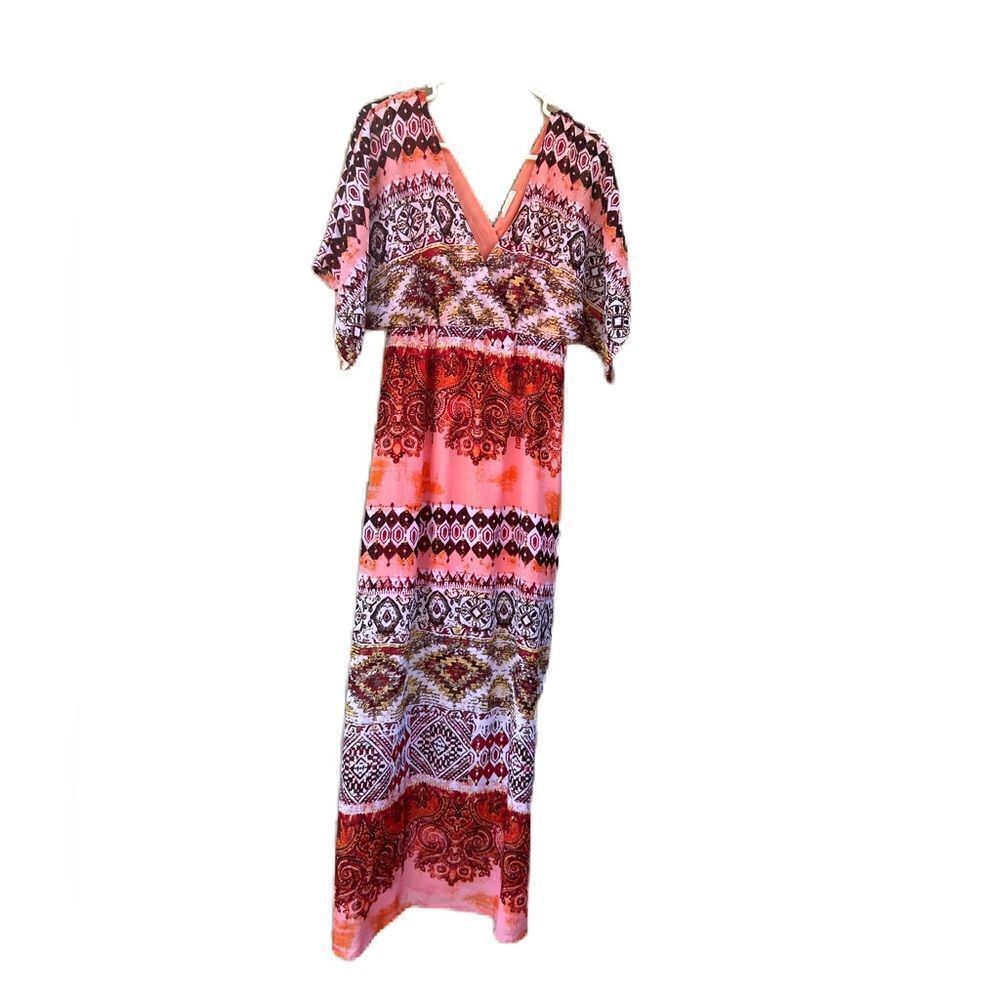 22nd by Binee sheer long dress. Great for the beach.
